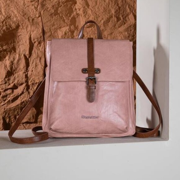 Womens Medium Backpack Convertible Pink main image 4